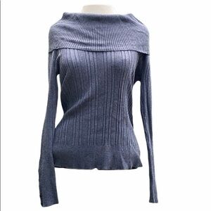 It’s Our Time gray sweater blouse large